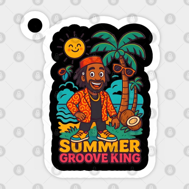 Chiji’s Summer Groove King Sticker by Eric's Store 4